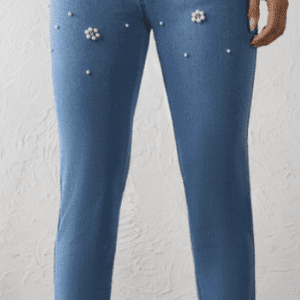 Beaded Skinny Jeans